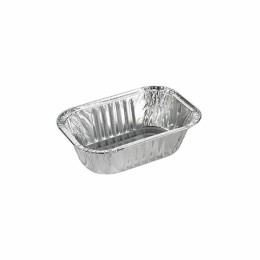 MIVIDE 125pcs Barquette Aluminium avec Couvercle, 600ml Barquettes