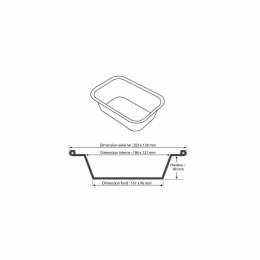 Barquette aluminium 850 ml - par 100