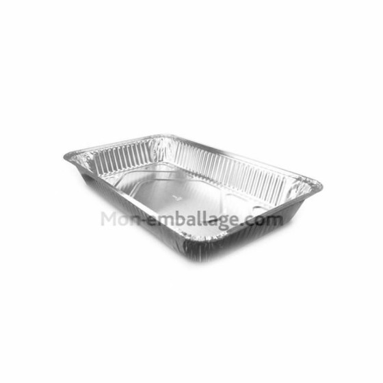 Couvercle plat alu gastronome jetable -LABO PLUS