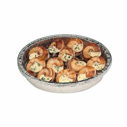 Plat aluminium pour 12 escargots 430 ml - par 100