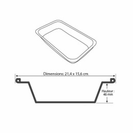 Plat aluminium refermable 1060 ml (BO 1100) - par 100