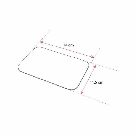 Opercule barquette aluminium 25,5 x 18,5 cm