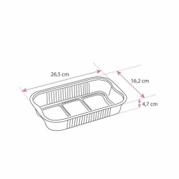 Barquette aluminium noire Ready2Cook 1442 ml - par 150