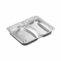 Barquette aluminium 2 compartiments 725 ml (PC2) - par 100