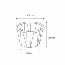 Pot papier plissé ingraissable 30 ml - par 250