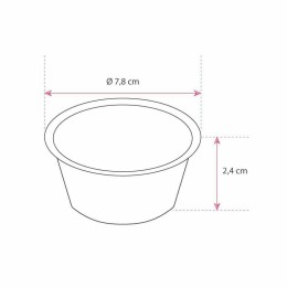 Moule cristal pour médaillon en gelée - par 200