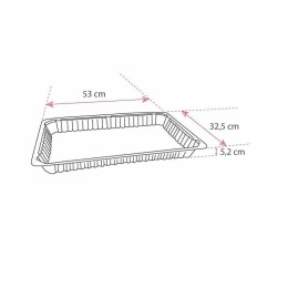 Barquette plastique scellable blanche GASTROPACK 6200 ml - par 60