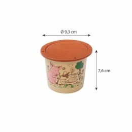 Pot plastique "rillettes maison" avec couvercle 250 ml - par 250