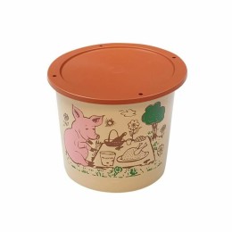 Pot plastique "rillettes maison" avec couvercle 500 ml - par 250