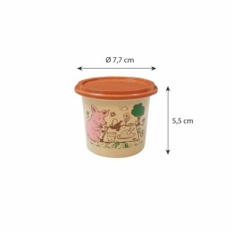Pot plastique PP "rillettes maison" avec couvercle 125 ml - par 250