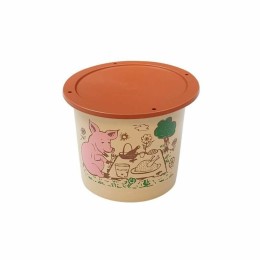 Pot plastique PP "rillettes maison" avec couvercle 250 ml - par 250