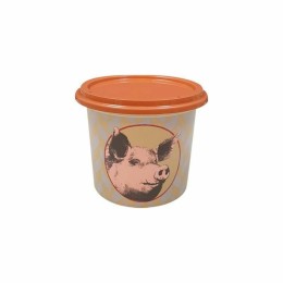 Pot plastique avec couvercle "Rillettes de porc" 125 ml - par 250