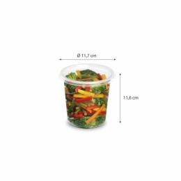 Pot plastique rond 750 ml TUSIPACK - par 500