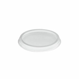 Couvercle bombé  translucide pour pots TUSIPACK - par 500