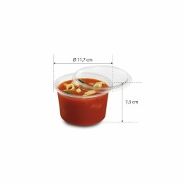 Pot plastique rond 450 ml TUSIPACK - par 500