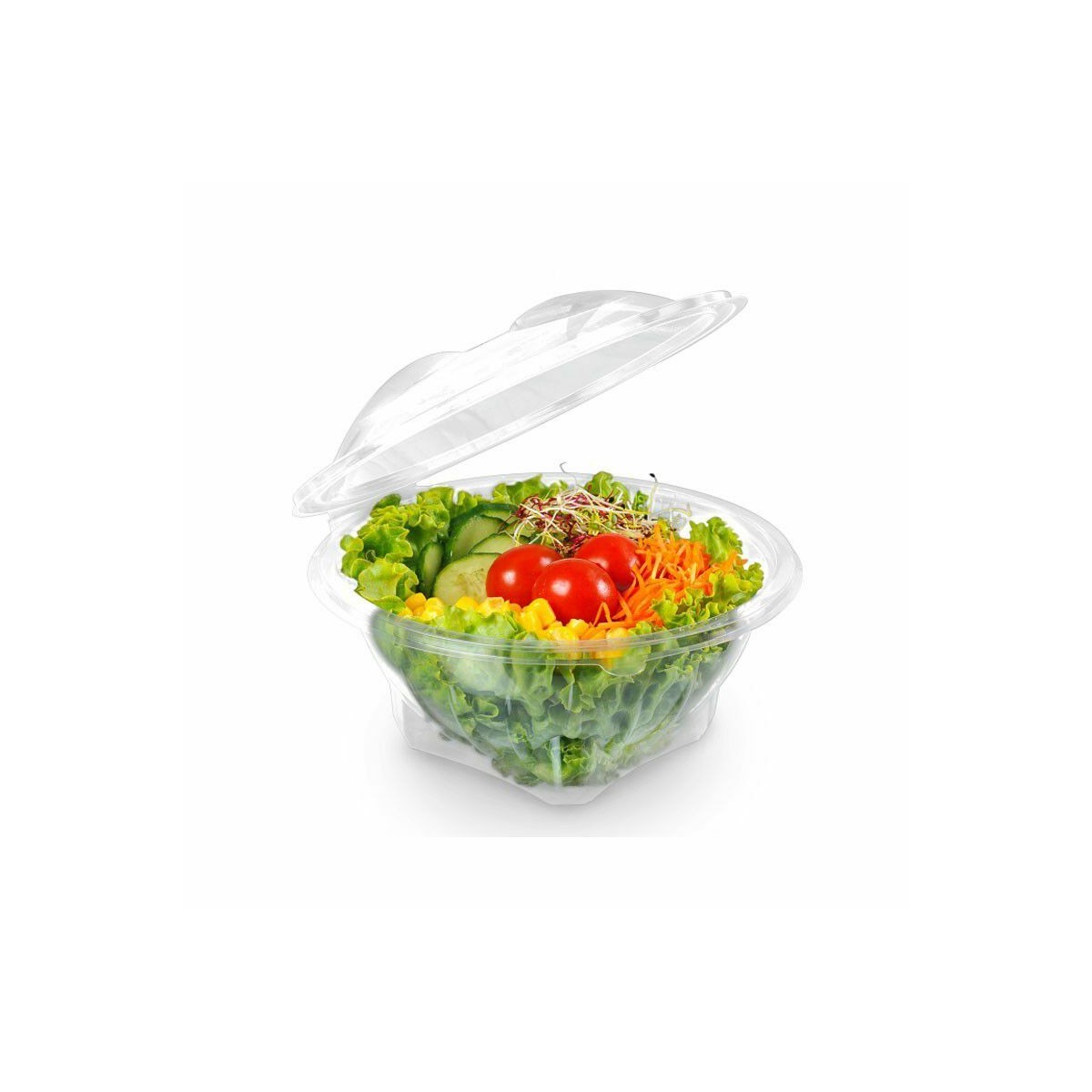Bol salade 750 ml avec couvercle déchirable | Mon-emballage