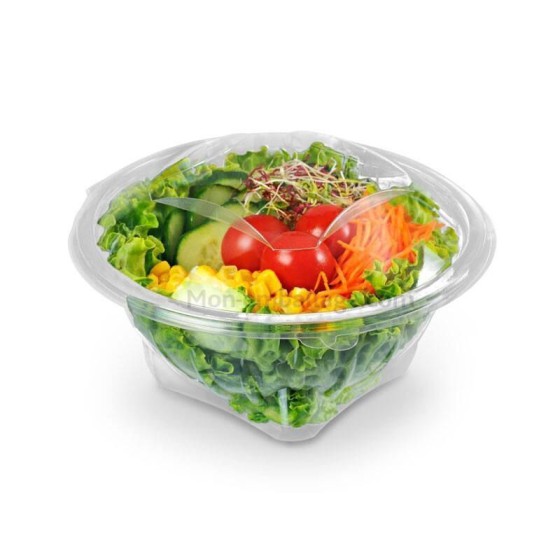 Bol salade cristal à couvercle déchirable 750 ml - par 200