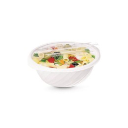 Pot à soupe carton blanc : pour livrer des soupes chaudes