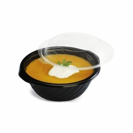 Bol scellable et micro-ondable 400 ml noir - par 600