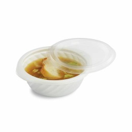 Bol scellable et micro-ondable 550 ml blanc - par 600
