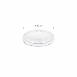 Couvercle en PLA pour saladier 480 ml et 680 ml - par 300