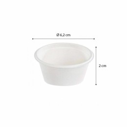 Pot à sauce bagasse 30 ml - par 75