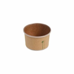 Petit pot kraft 100 ml avec revêtement PLA - par 1000