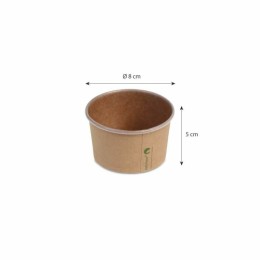 Pot kraft 240 ml avec revêtement PLA - par 1000