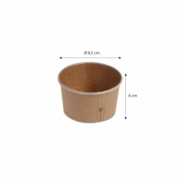 Pot kraft 360 ml avec revêtement PLA - par 500