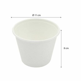 Pot bagasse 450 ml - par 50