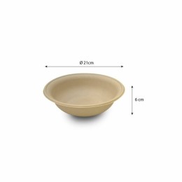 Saladier rond biodégradable en bagasse 900 ml - par 125