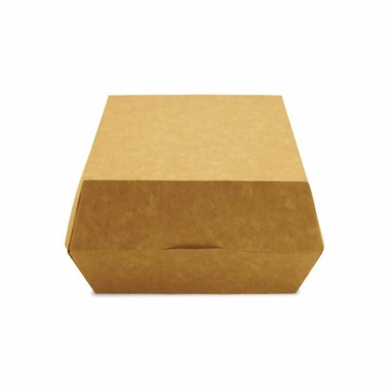 Boîte burger carton kraft brun 7,5 x 7,5 x 5 cm Vendu par: 500