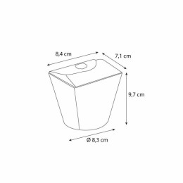 Boîte à pates blanche 480 ml - par 50
