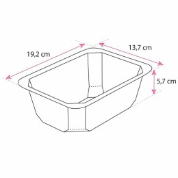 Barquette scellable 1000 ml en carton kraft naturel - par 65