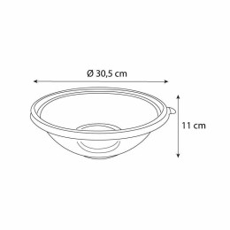 Saladier plastique transparent 4500 ml - par 50