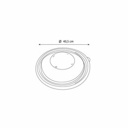 Couvercle dôme saladier rond jetable 40 cm - par 25