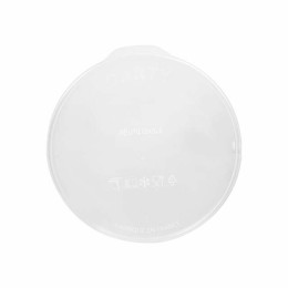 Couvercle plastique transparent pour boîte ronde plastique noire 1150 ml - par 200
