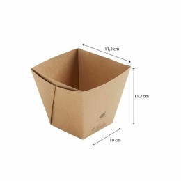 Barquette viking kraft brun biodégradable 820 ml - par 300