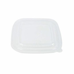 Couvercle pour saladier carré en pulpe 750 ml  - par 50