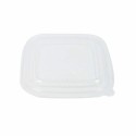 Couvercle pour saladier carré en pulpe 750 ml  - par 50