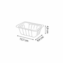 Barquette plastique transparente scellable Alphacel 375 ml - par 100