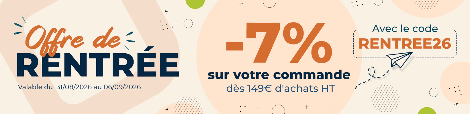 Offre rentrée Offre rentrée