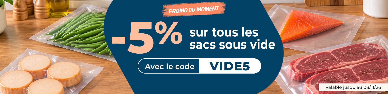 Promo sacs sous vide