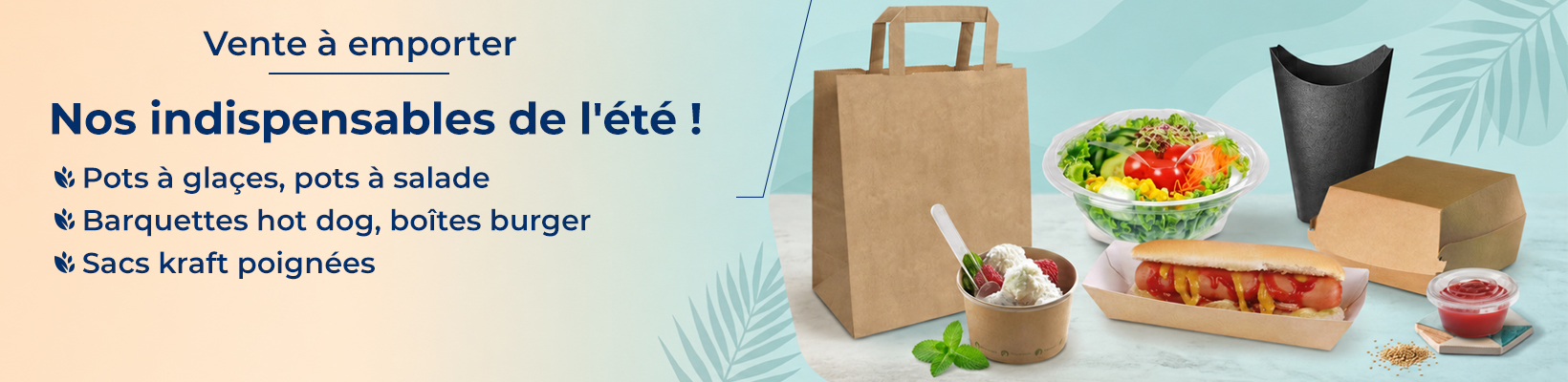 Vente &agrave; emporter
