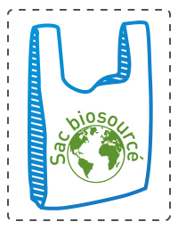 Illustration sac biosourcé