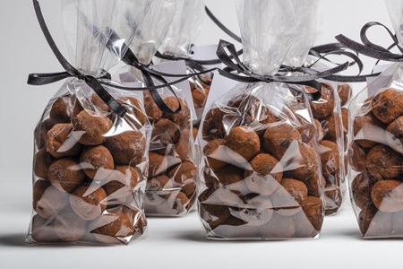 Sachets alimentaire transparents