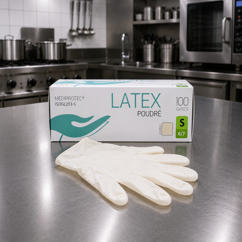 Gants latex