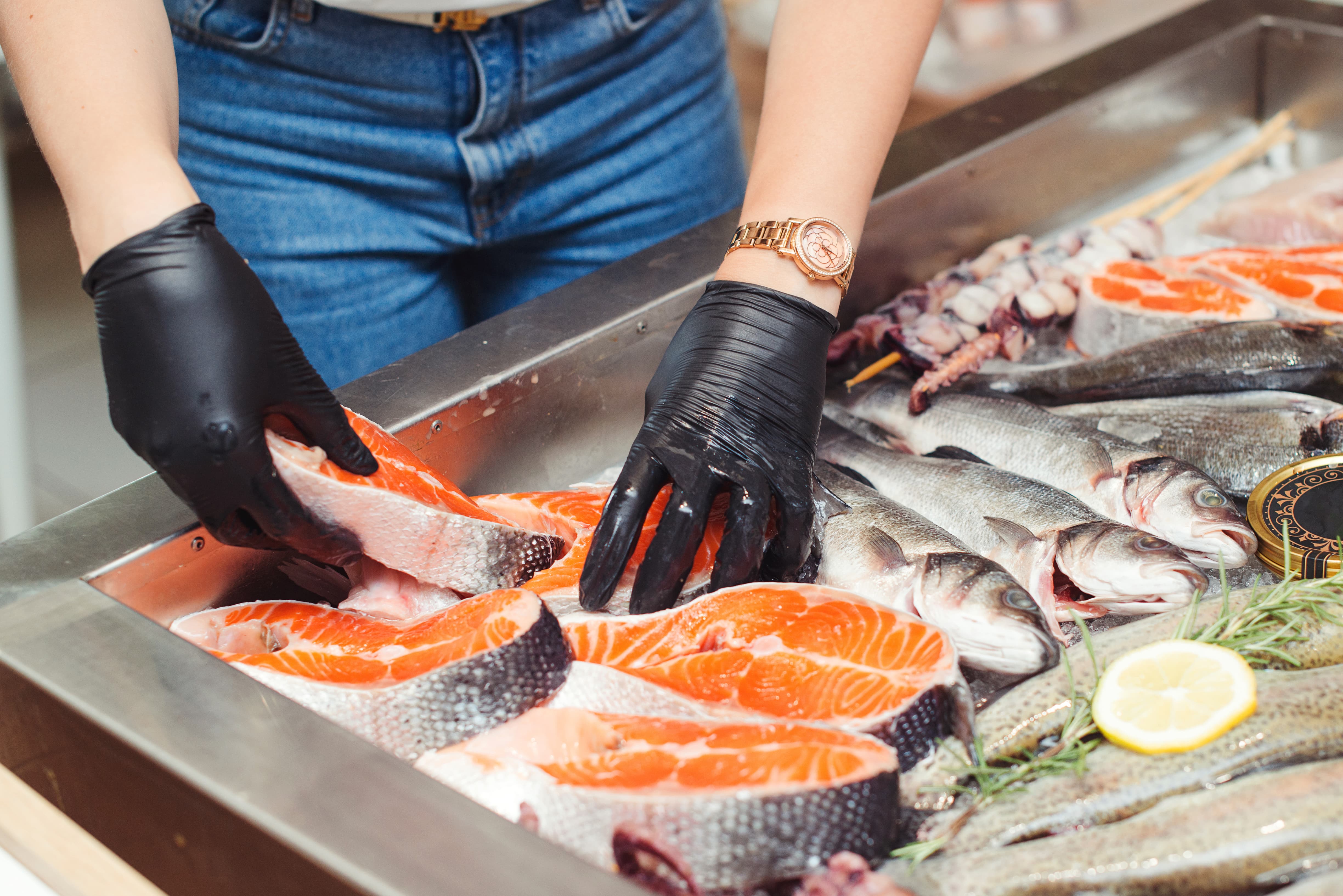 Emballage professionnel poissonnerie