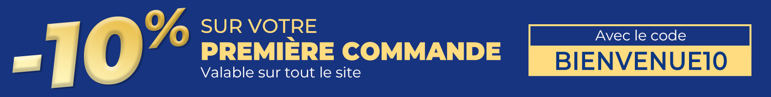 Bannière remise première commande