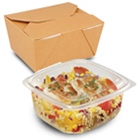 Barquettes plastique & kraft